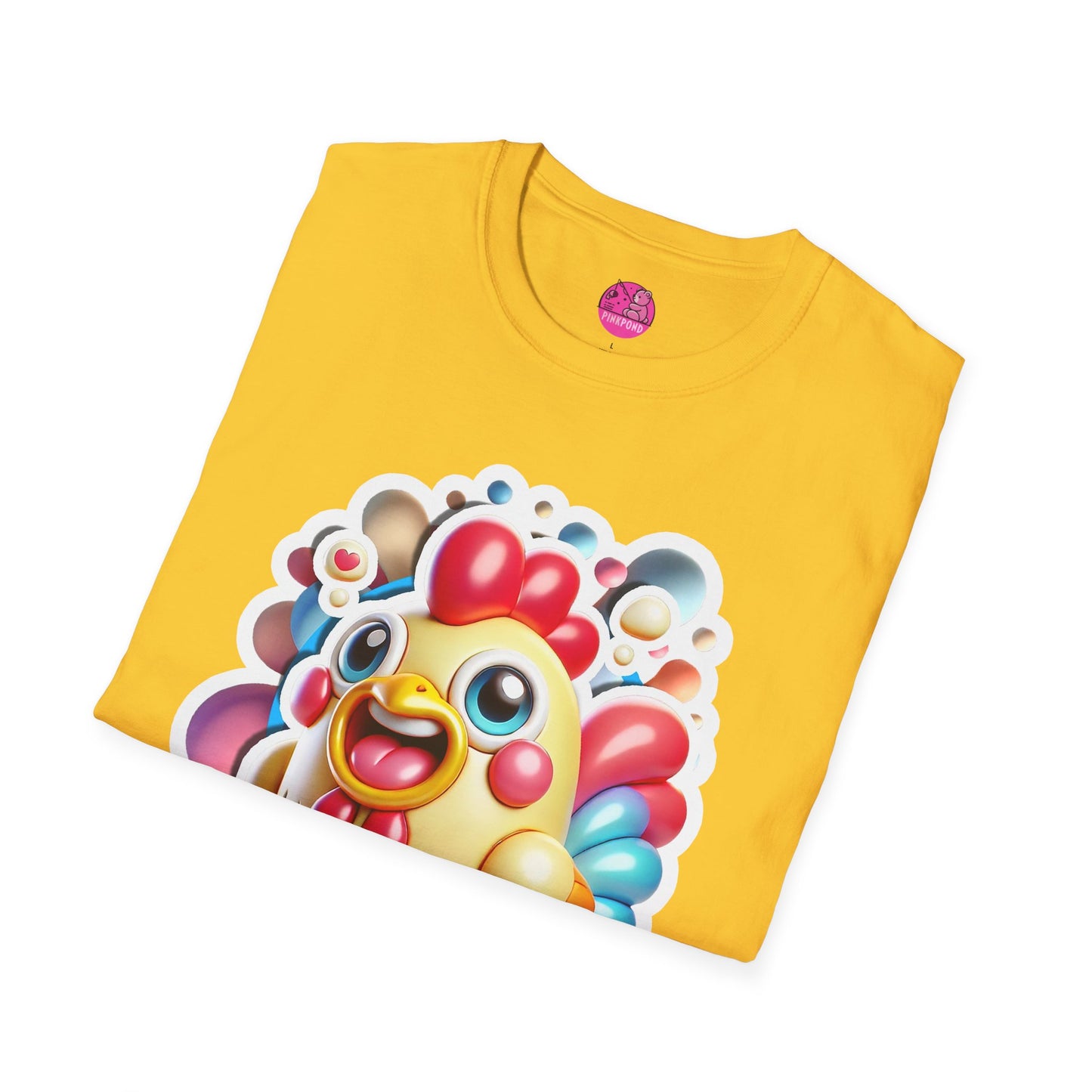 Colin Cockerel Tee - Fun Rooster Graphic Unisex T-Shirt