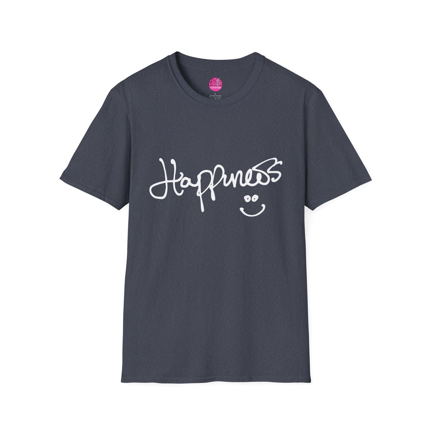 Happiness - Minimalist Positive Vibes T-Shirt