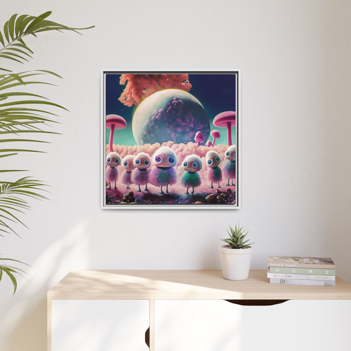 “"Keep smiling," whispered Axlar. "We can eat them later." – Fine Art Canvas Print By Andrew McCarter