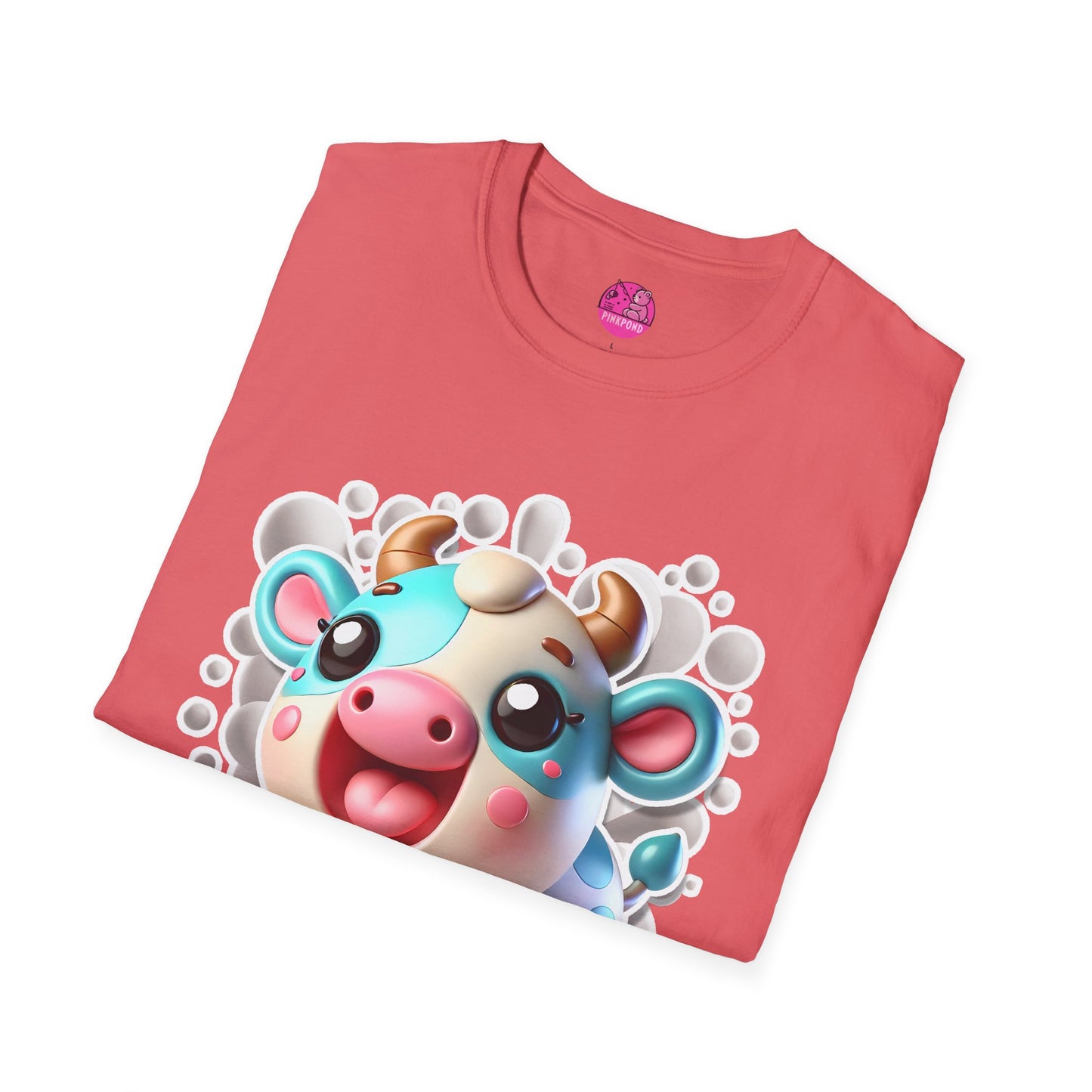 Carmen the Cow T-Shirt - Cute Farmyard Tee for Fun Fashion Fans