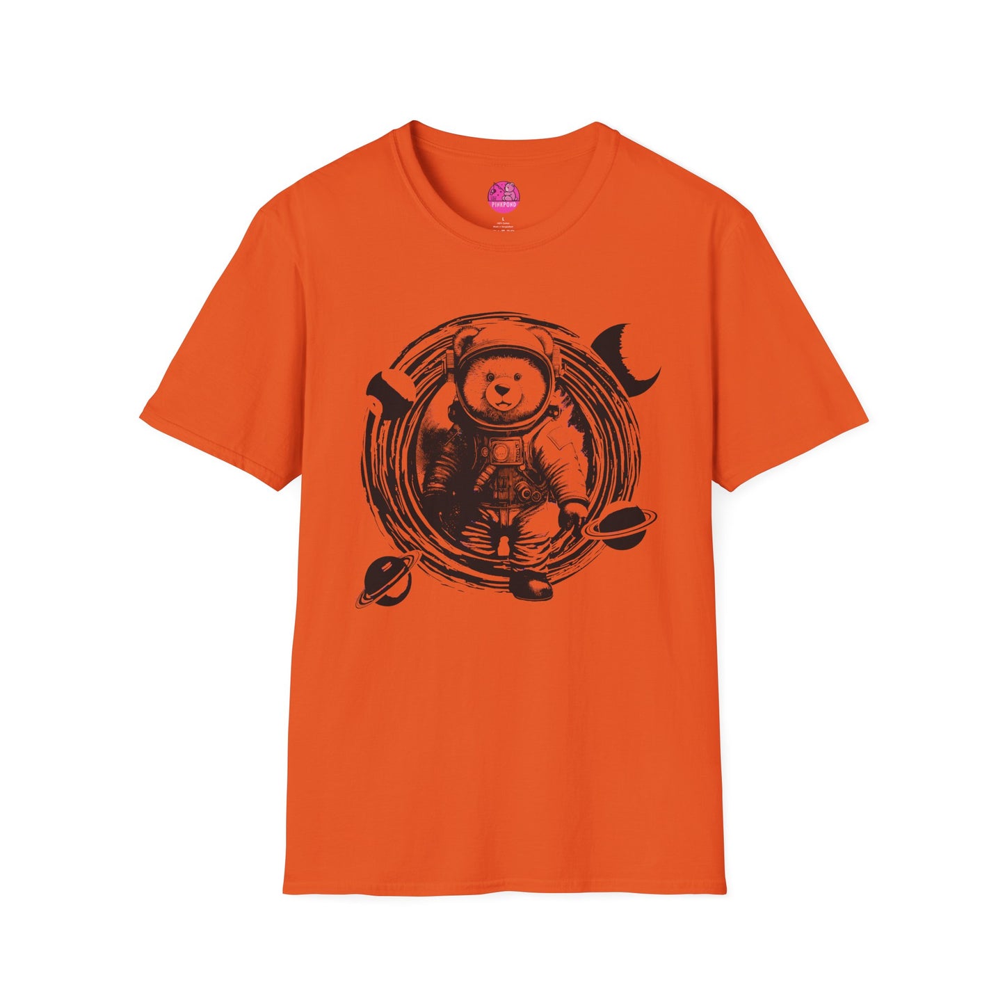 Galactic Explorer Cosmobear T-Shirt - Unisex Softstyle