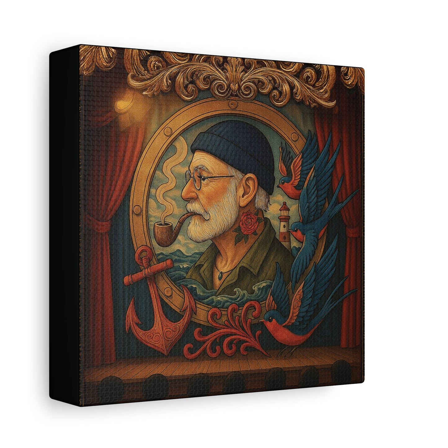 Canvas Wall Art - The Old Sailor’s Portrait