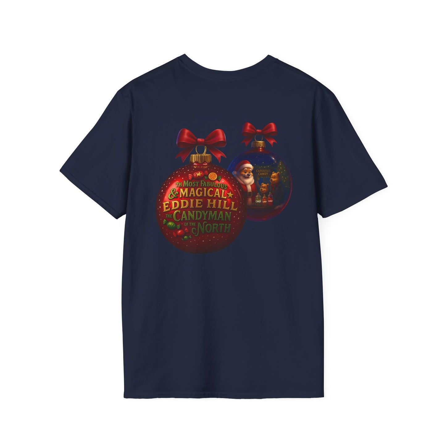 Carousel Candy Christmas T-Shirt — Eddie Hill, The Candyman of the North