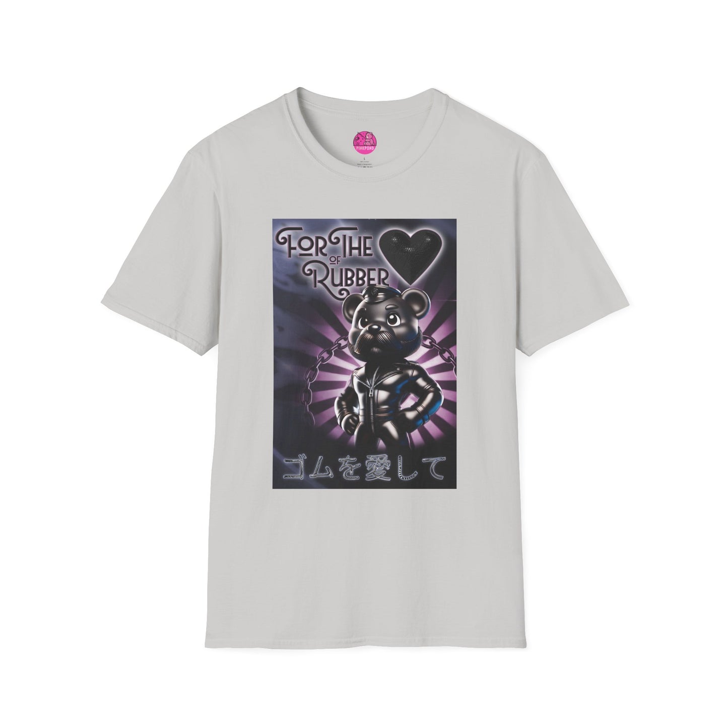 Rubber Bear” – Bold & Playful Tee 🖤🐻✨