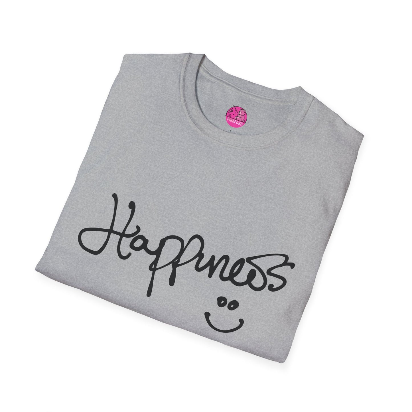 Happiness - Minimalist Positive Vibes T-Shirt