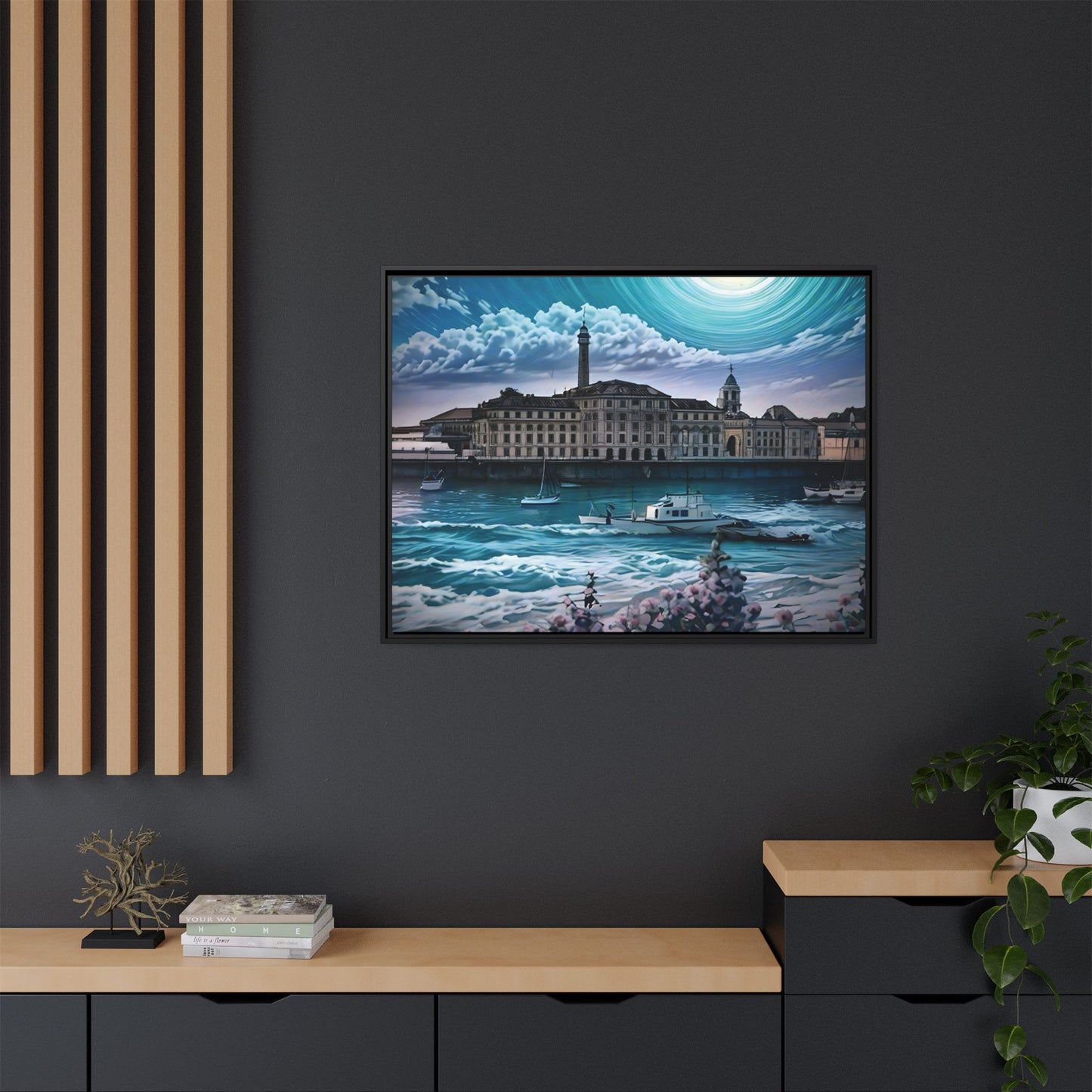 Tides of Time – Royal William Yard by Andrew McCarter - Canvas Print
