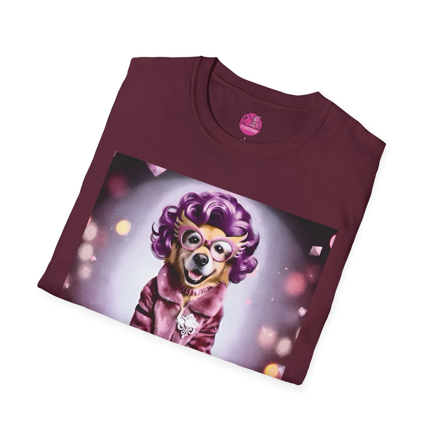 Dame Edna Labrador Dog T-Shirt - Fabulous & Fetching