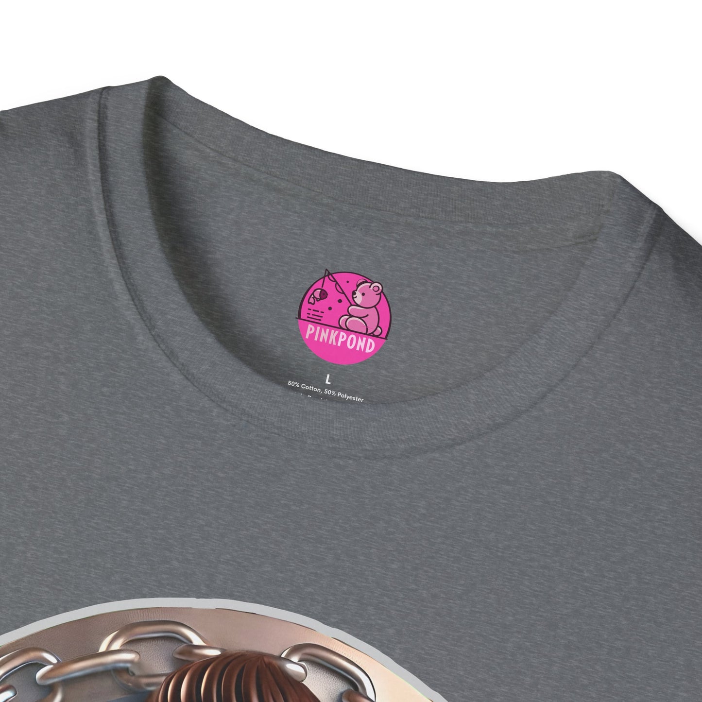 Love Struck Cub – Cute & Bold Chibi Bear T-Shirt