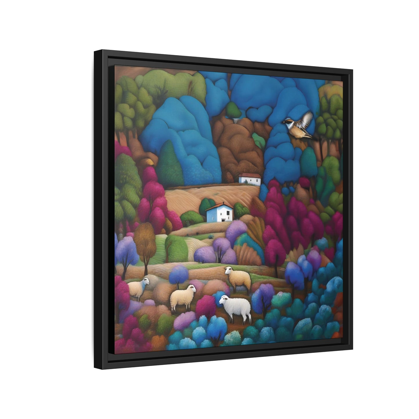 The Painted Valley Canvas Print by Andrew McCarter
