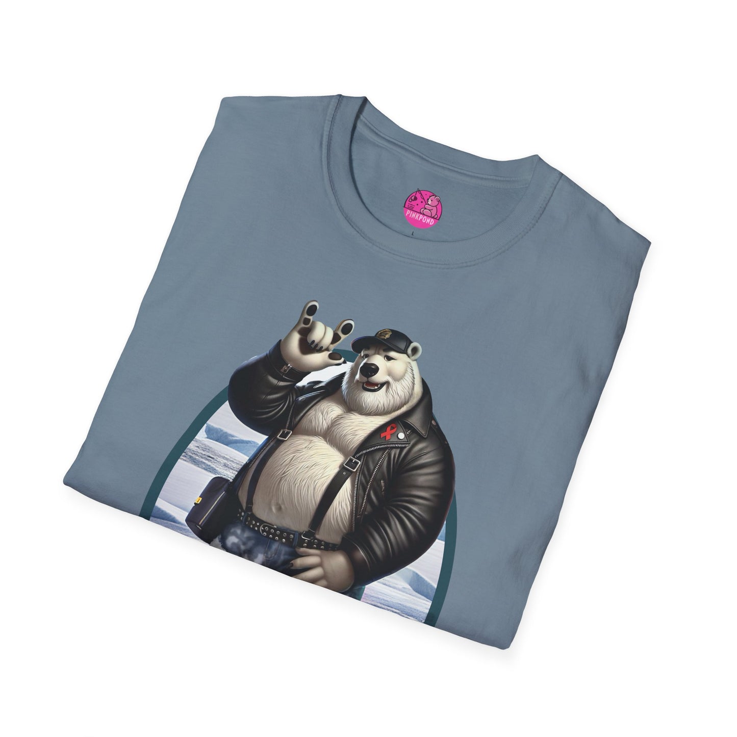 Artic Rebel Polar Bear Love Graphic Tee - ASL Love Sign