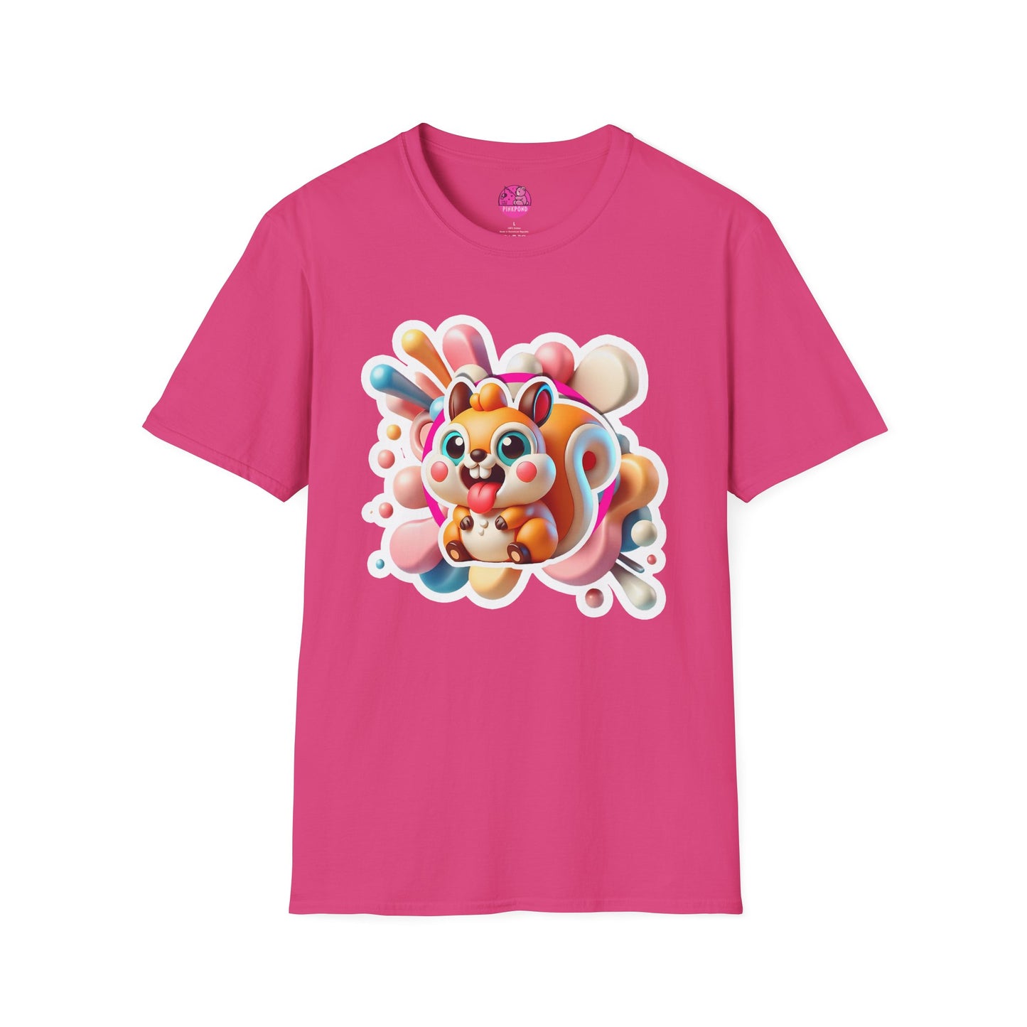 Cyril Squirrel T-Shirt - Nutty and Playful Unisex Tee for Fun-Lovers 🐿️✨