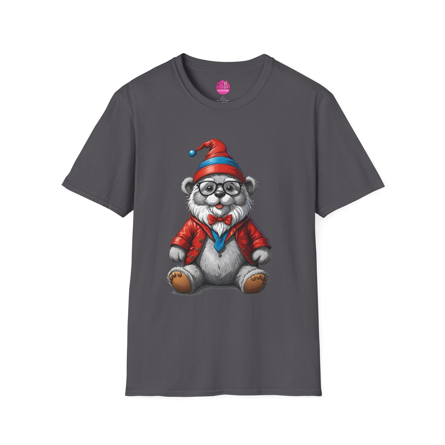 Bear Gnome Unisex T-Shirt - Fun Swiss Gnome Design for Bear Fans