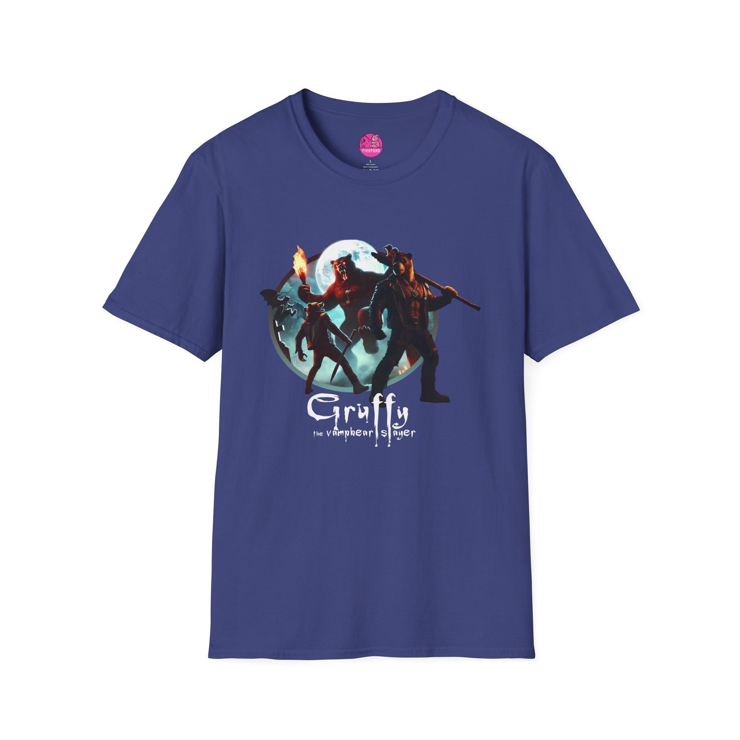 VampBear Slayer T-Shirt - Horror, Humour, and Chaos