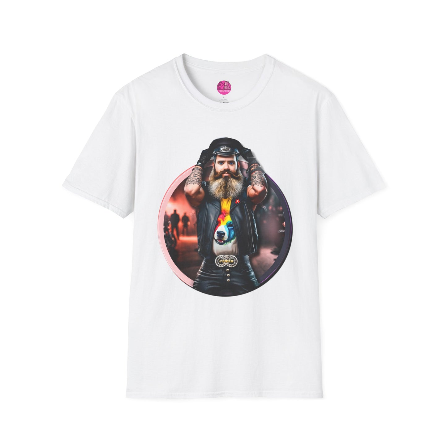 Leather Bear Power T-Shirt