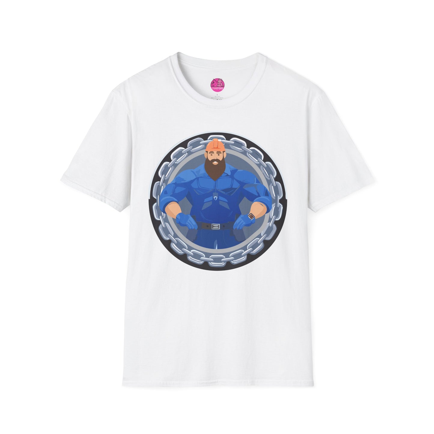 Construction Worker Bear  Graphic T-Shirt