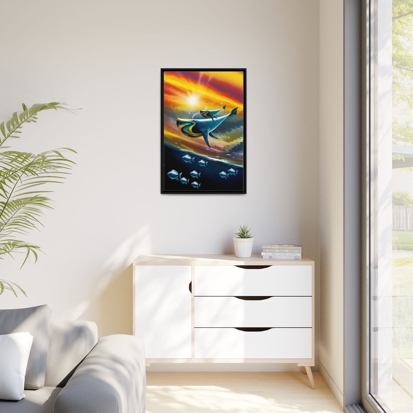 Celestial Whale by Andrew McCarter - Art Print