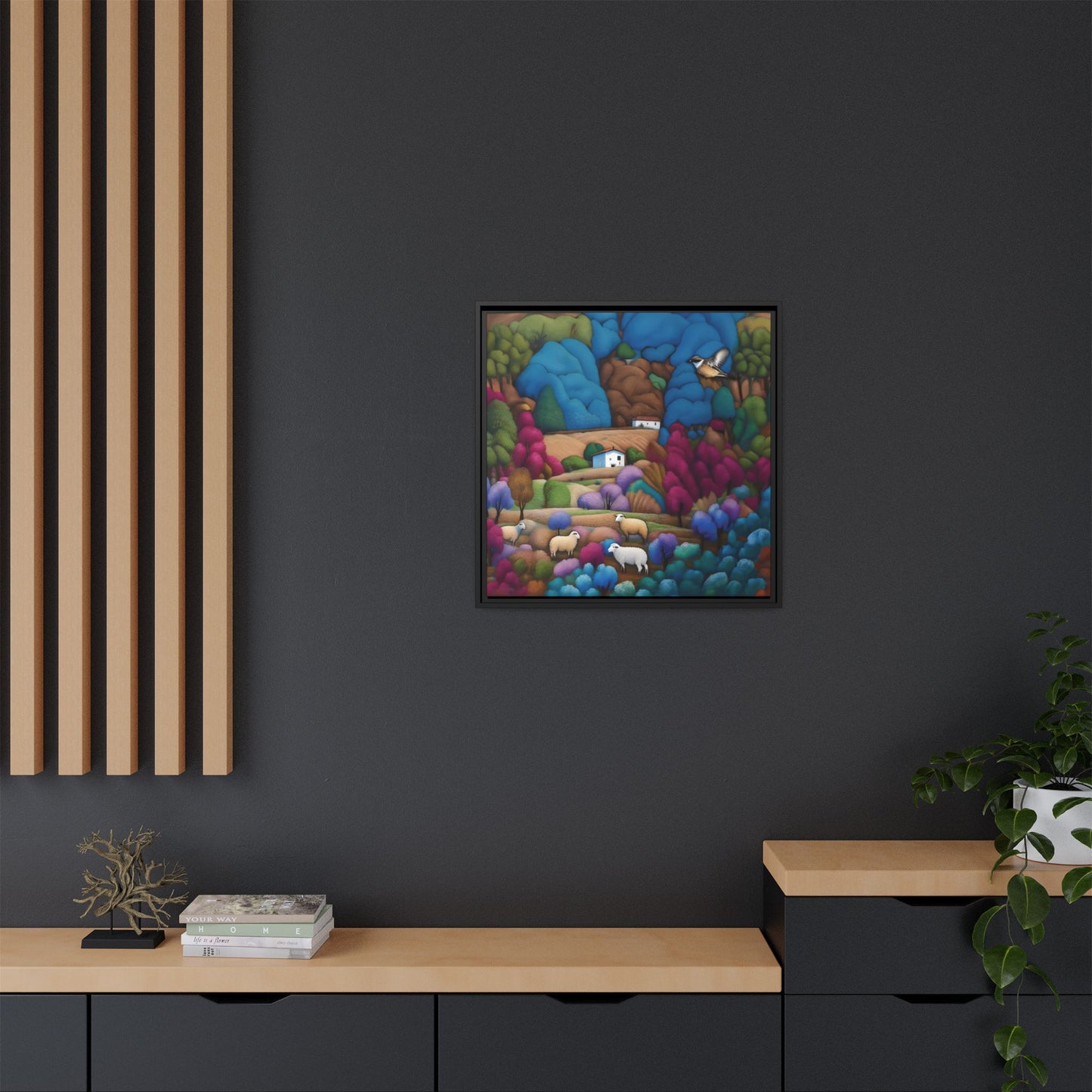 The Painted Valley Canvas Print by Andrew McCarter