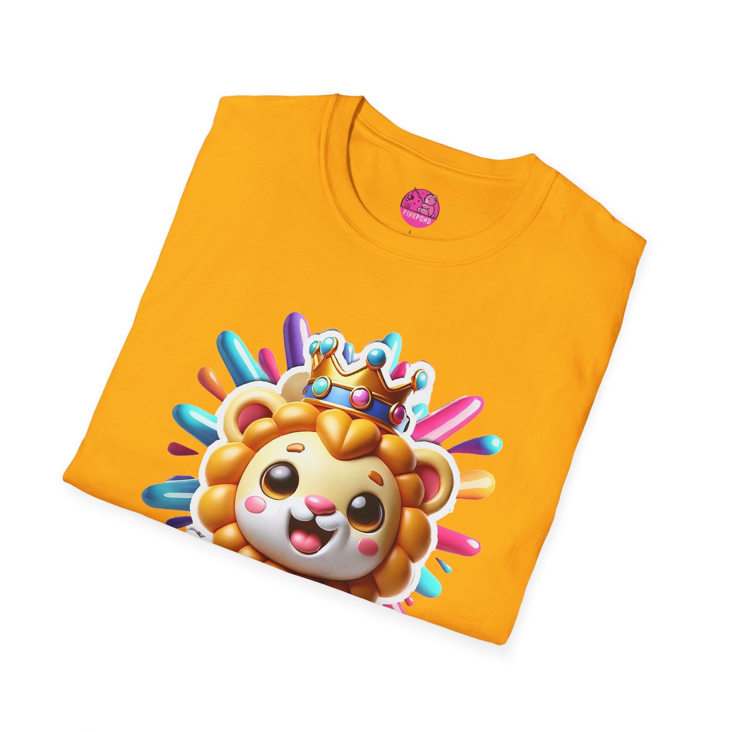 Leon the Lion King Unisex T-Shirt - Fun and Funky Jungle Tee