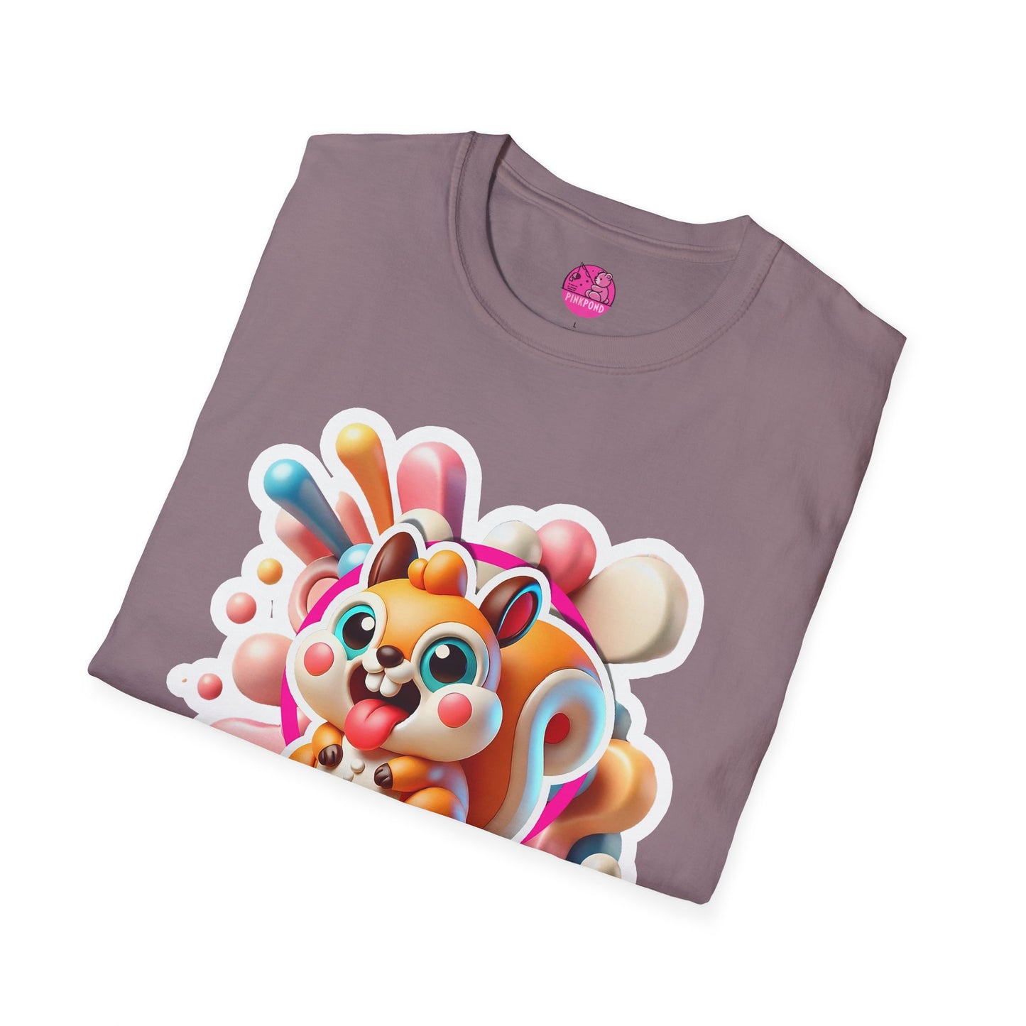 Cyril Squirrel T-Shirt - Nutty and Playful Unisex Tee for Fun-Lovers 🐿️✨
