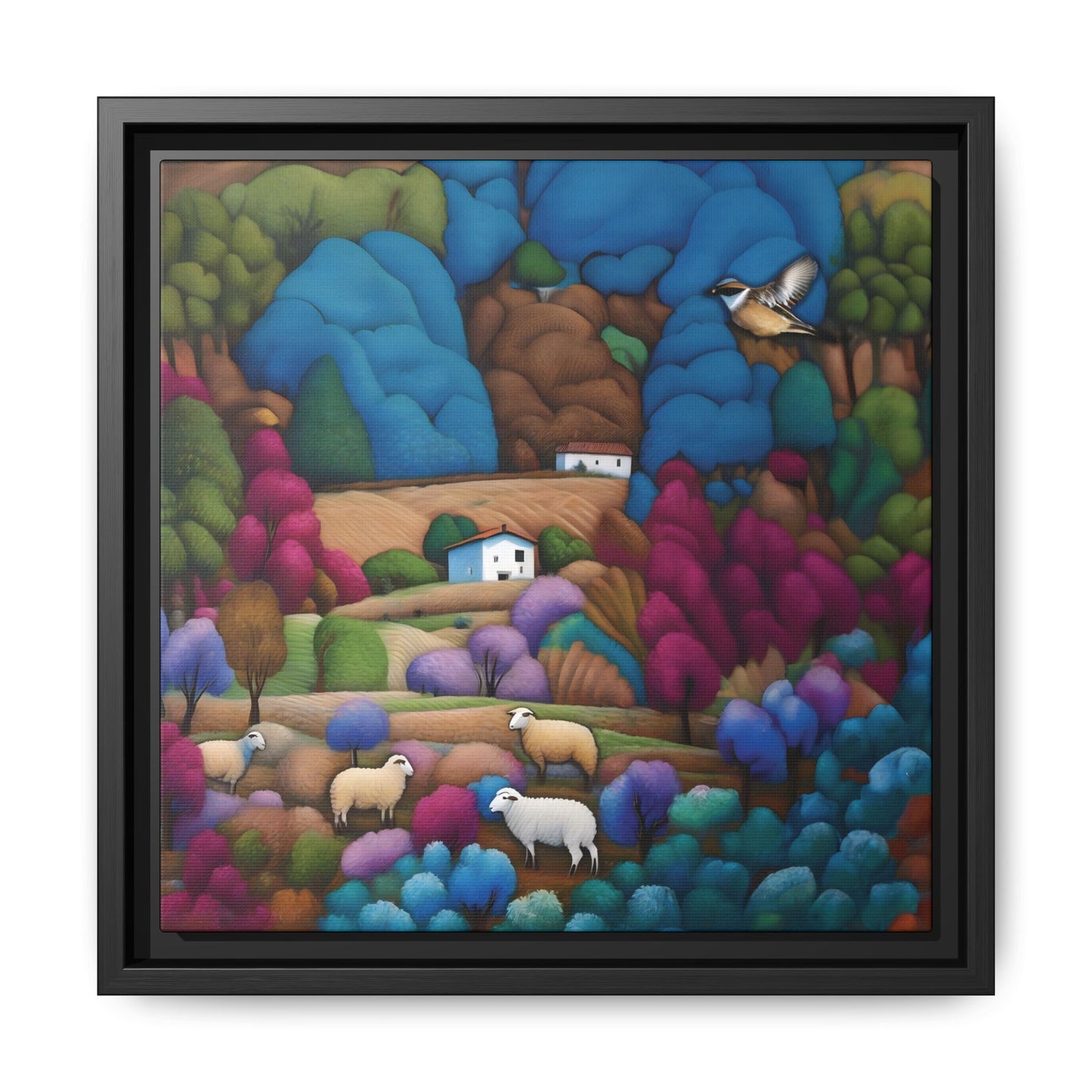 The Painted Valley Canvas Print by Andrew McCarter