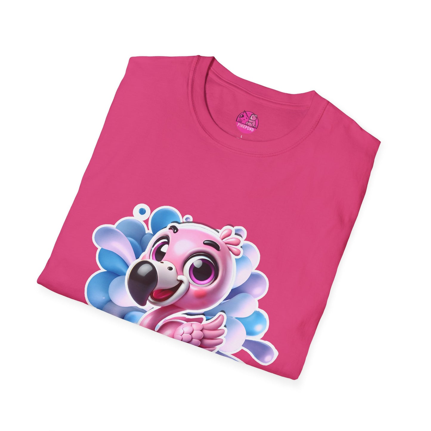 Fun and Colourful Fernando the Flamingo Unisex T-shirt