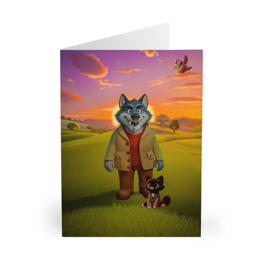 Greeting Card Pack - Sunset Companions PinkPond Collection