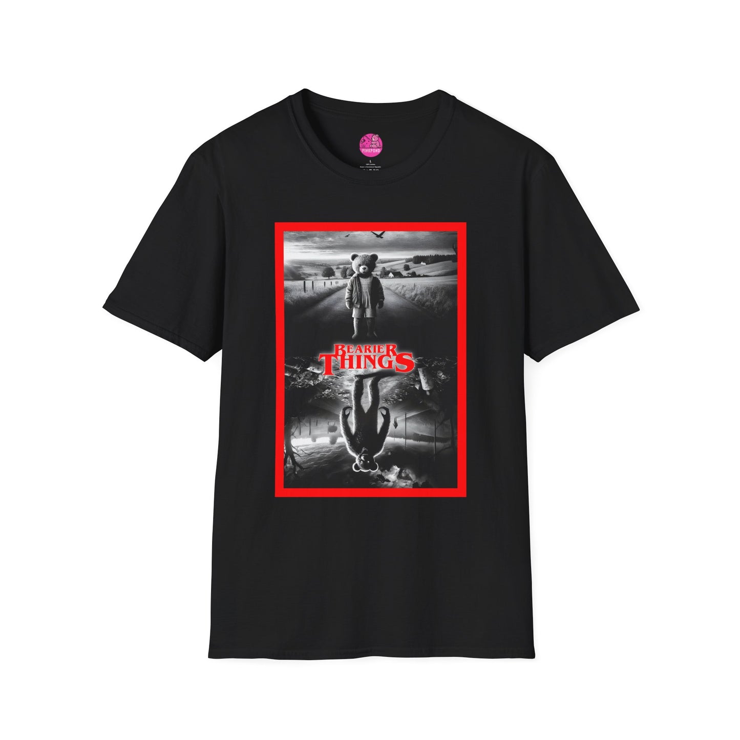Bearier Things – Monochrome Horror T-Shirt