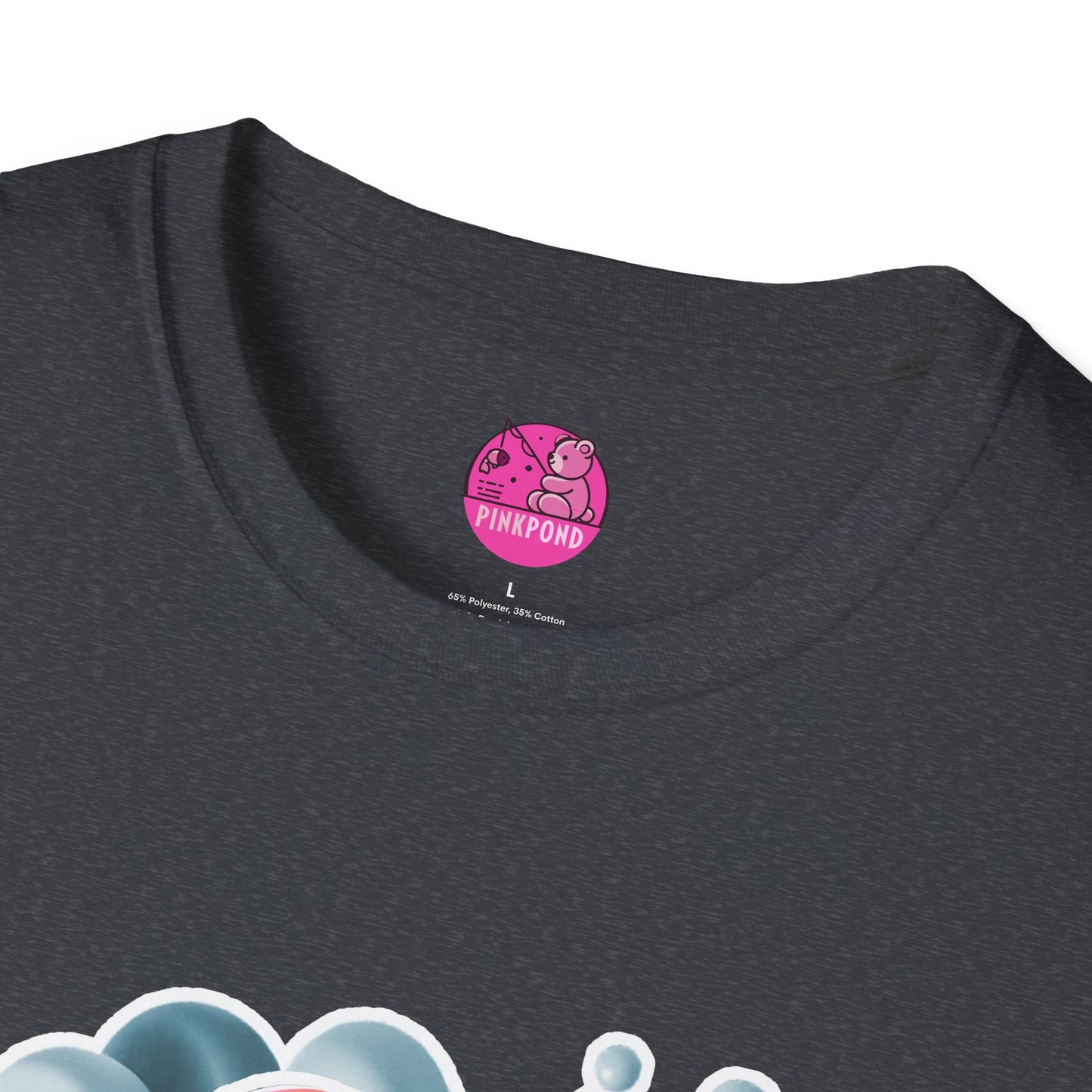 Carrie the Carp T-Shirt - a splash of fishy fun - Unisex Softstyle Tee with 3D Design