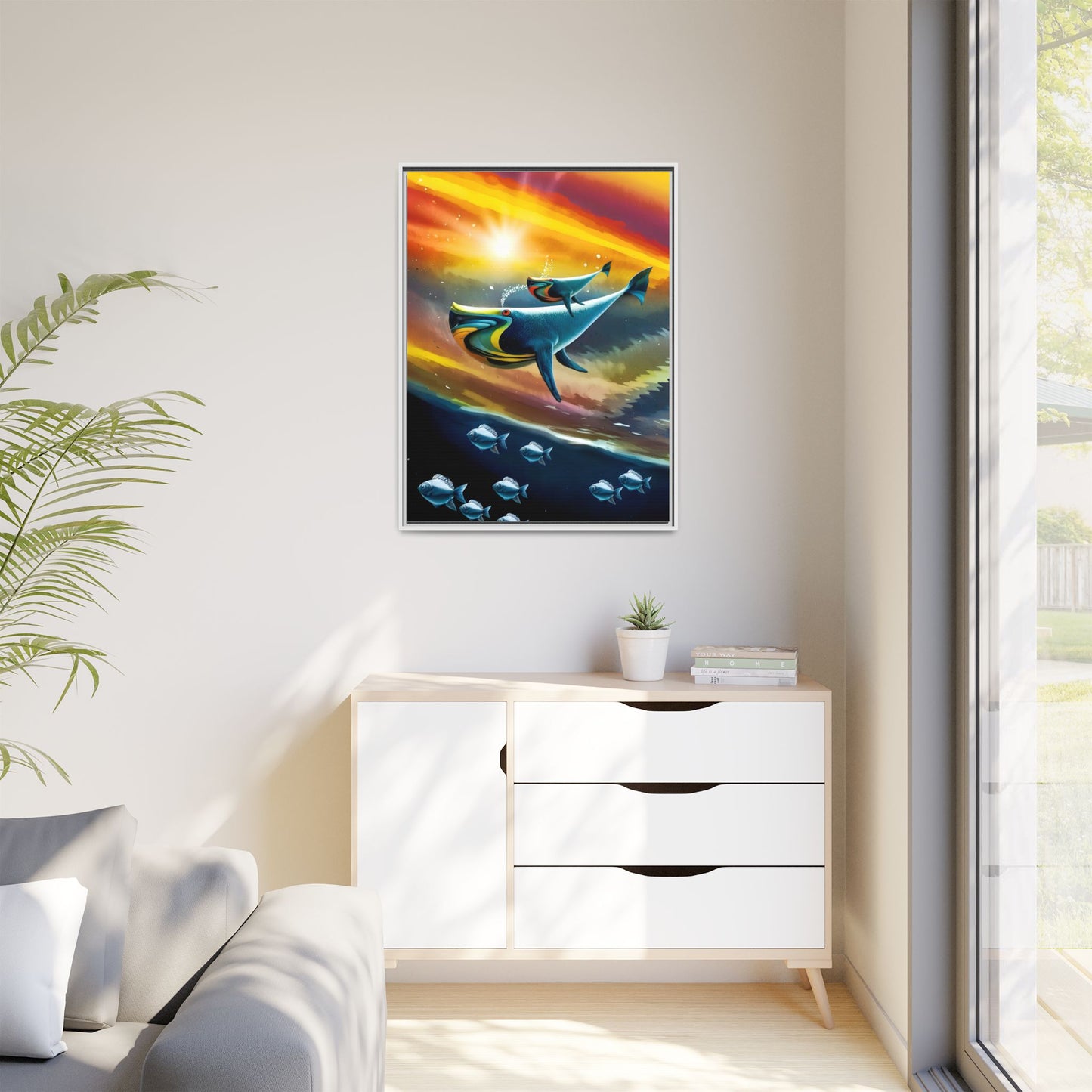 Celestial Whale by Andrew McCarter - Art Print