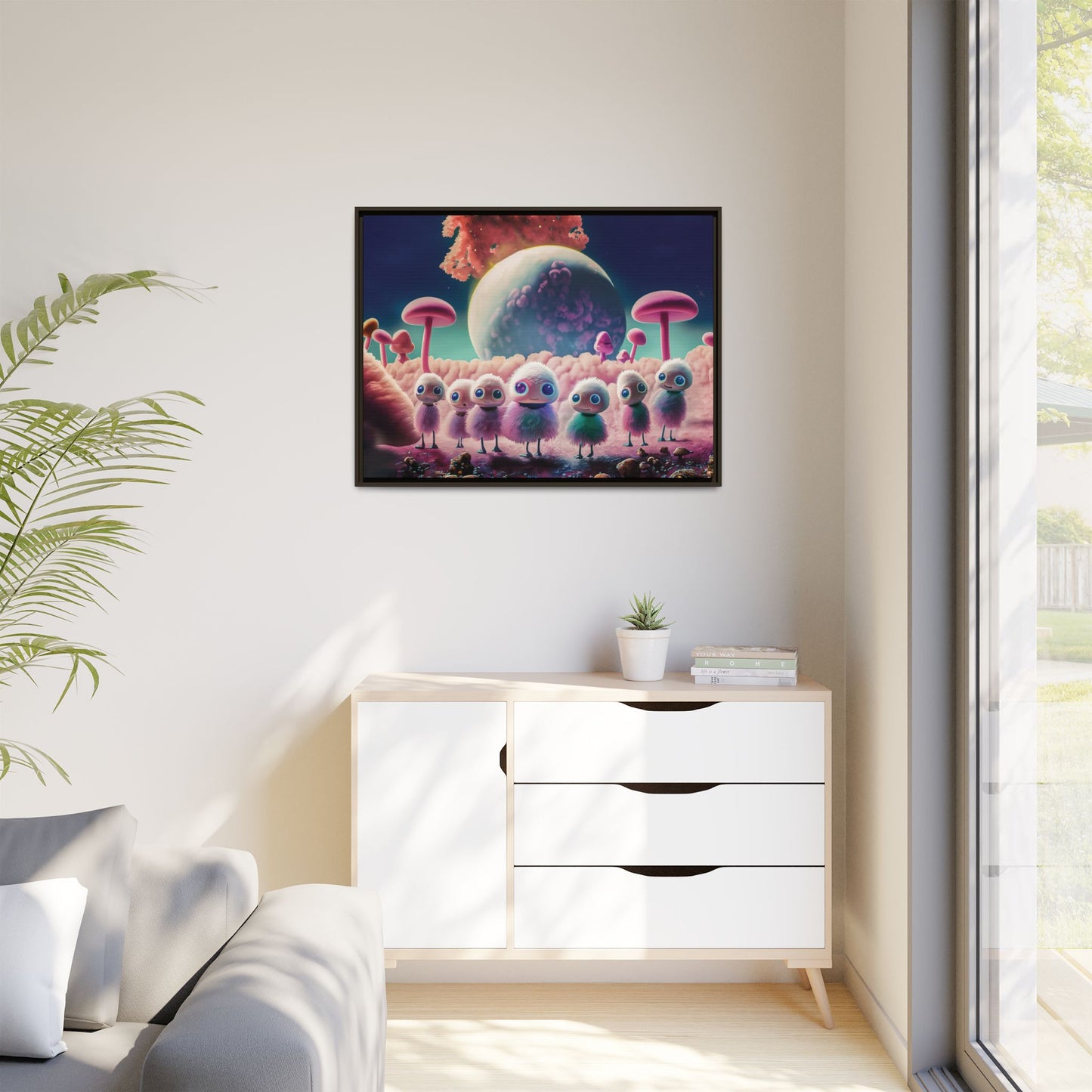 “"Keep smiling," whispered Axlar. "We can eat them later." – Fine Art Canvas Print By Andrew McCarter