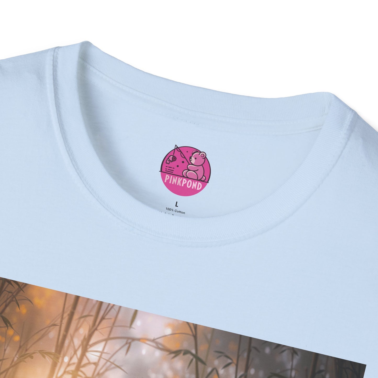 Meditating Bear Daylight Calm T-Shirt — "Find Your Calm" Design