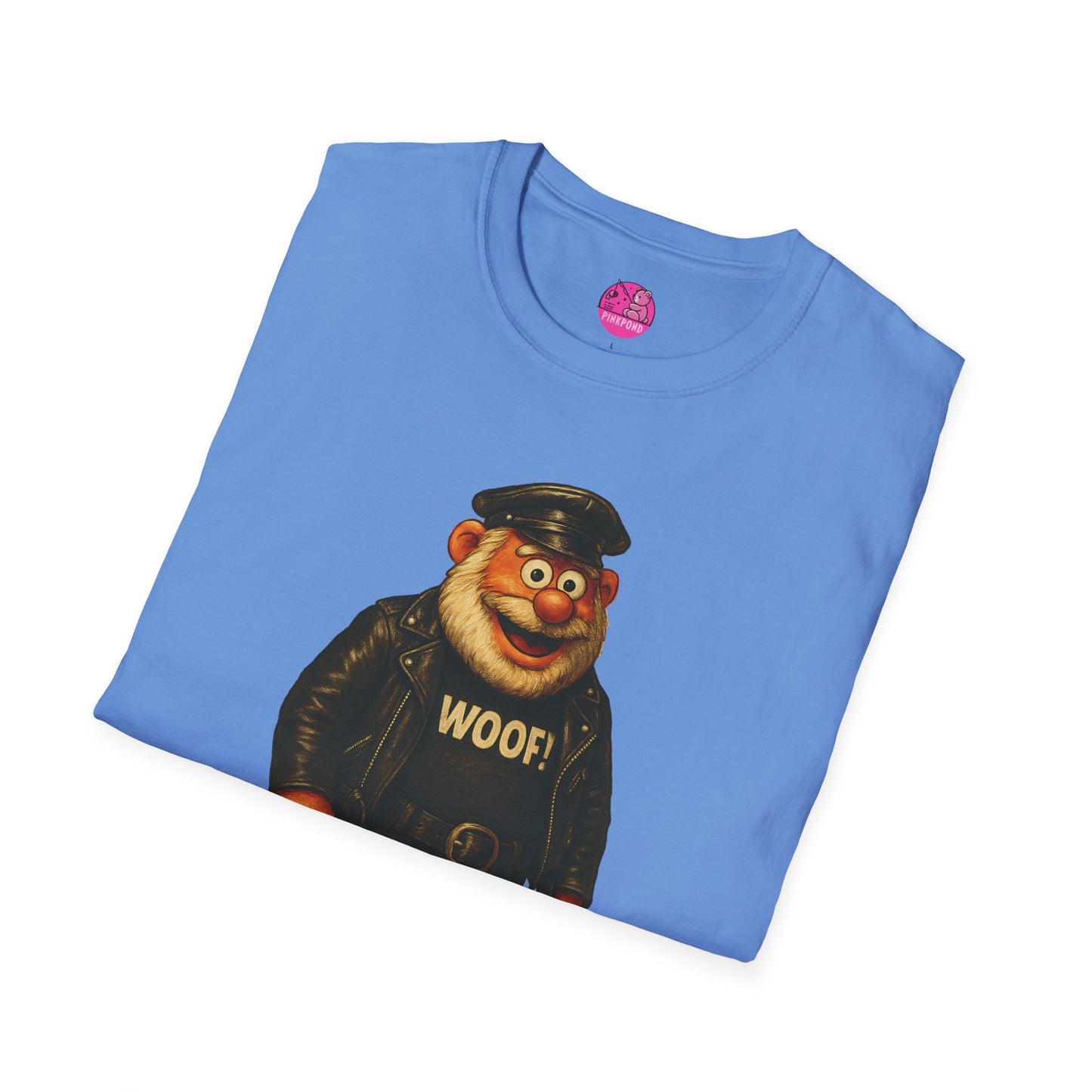 Unisex T-Shirt Leather Polar Bear Tee - WOOF Shirt Silver Beard Energy Pride Fashion