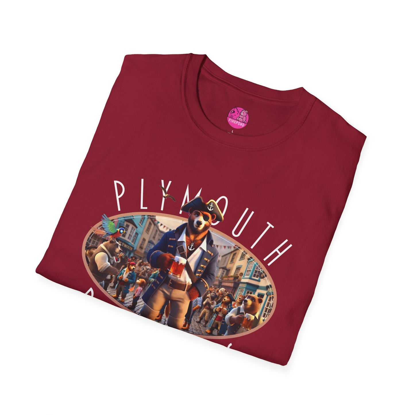 Plymouth Pirates Bear T-Shirt