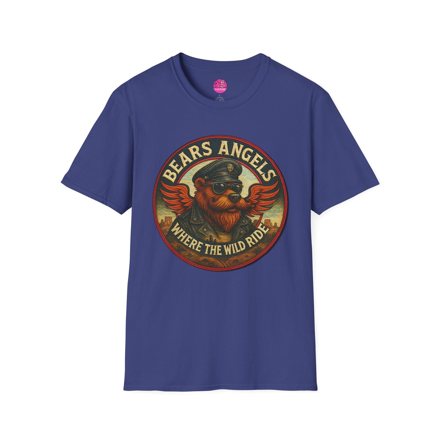 Biker Bears Angels Unisex T-Shirt - Where The Wild Ride Tee