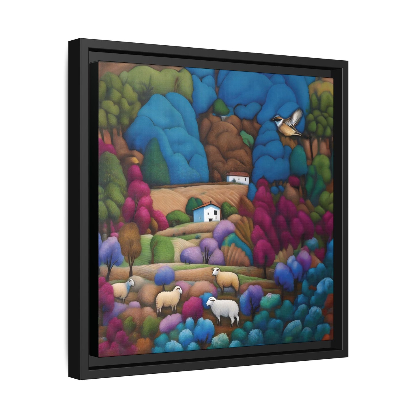 The Painted Valley Canvas Print by Andrew McCarter
