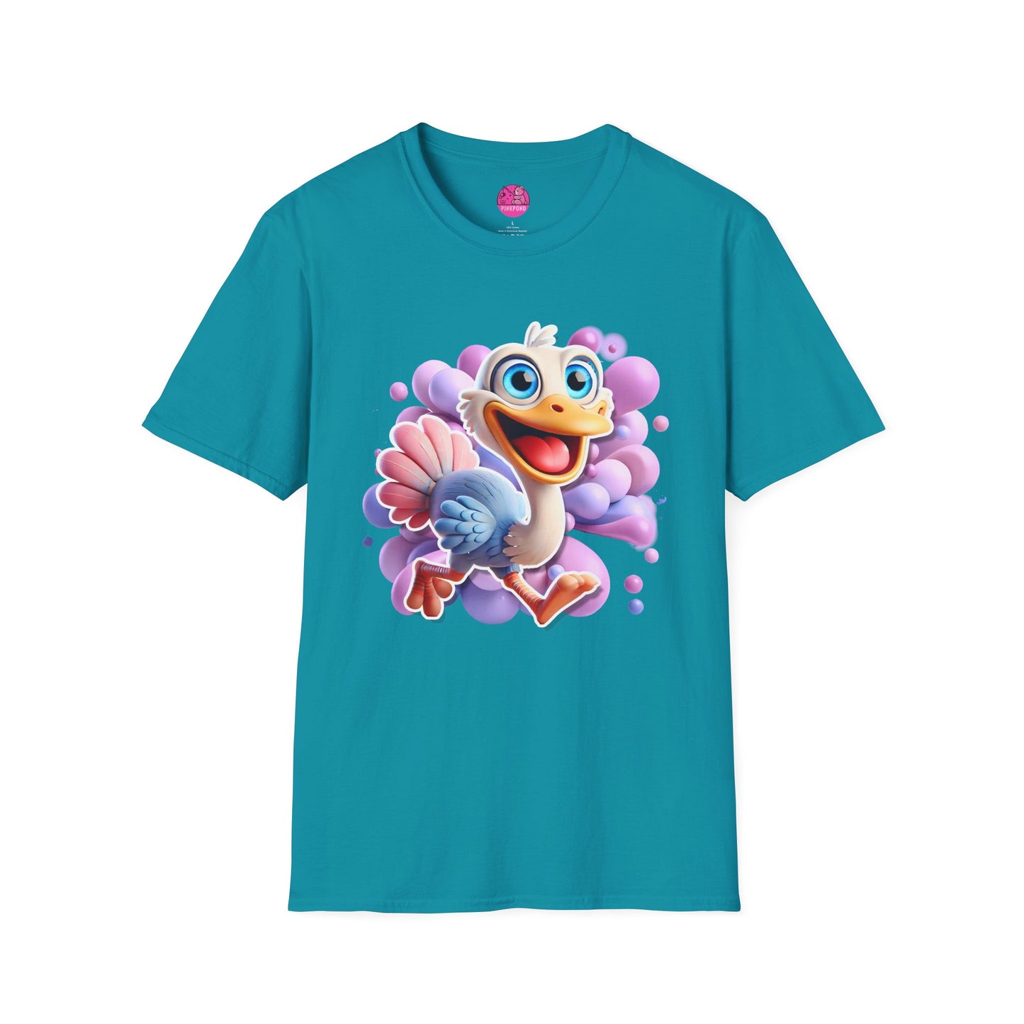 Osma the Ostrich T-Shirt – Speed, Smiles, and Sass!! - Unisex Softstyle Tee
