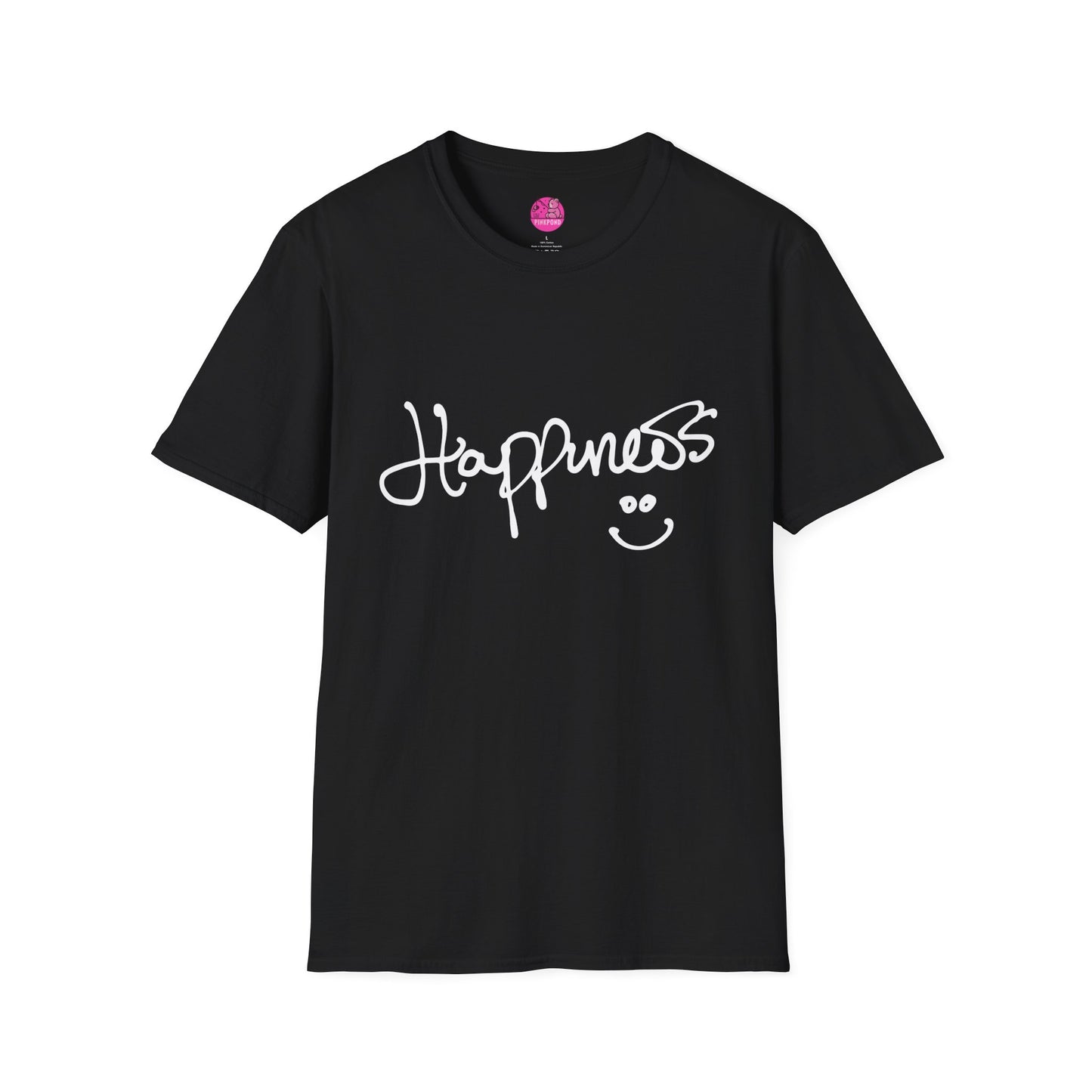 Happiness - Minimalist Positive Vibes T-Shirt