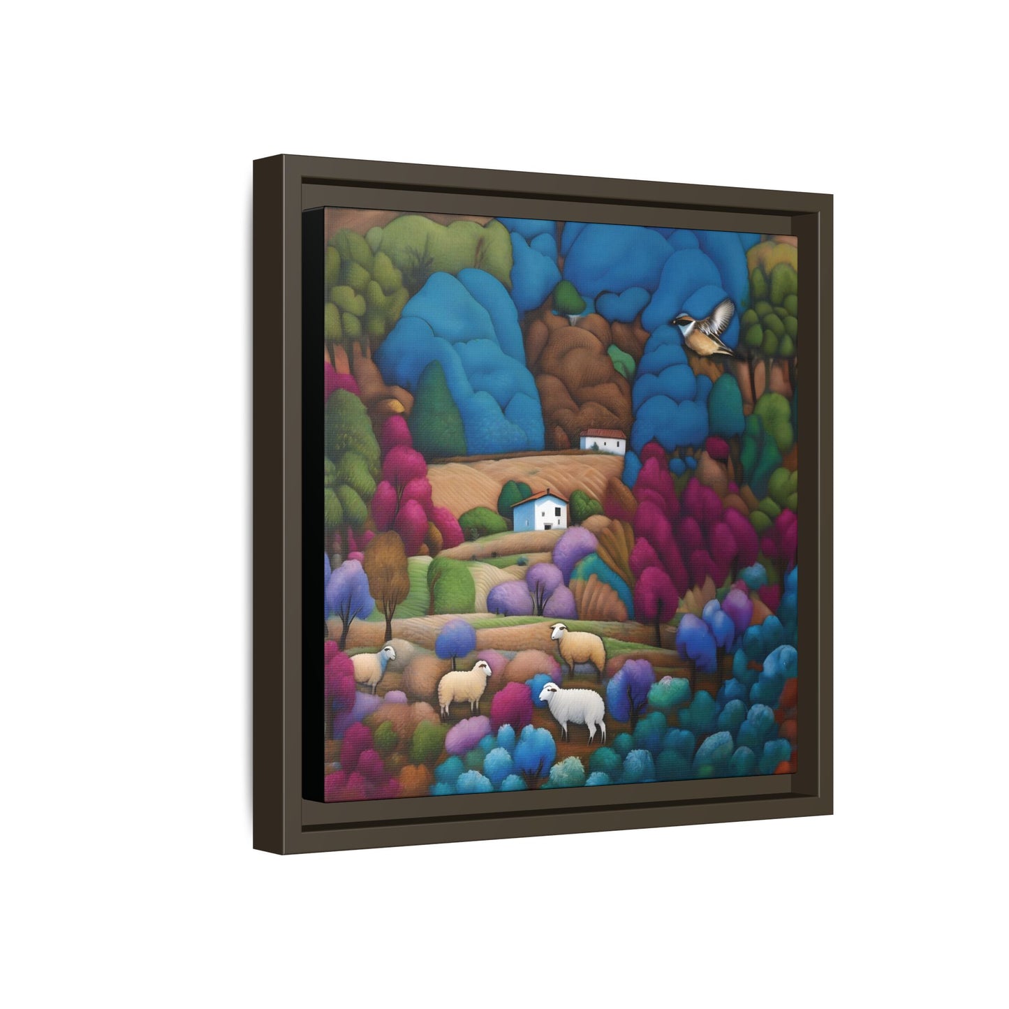 The Painted Valley Canvas Print by Andrew McCarter
