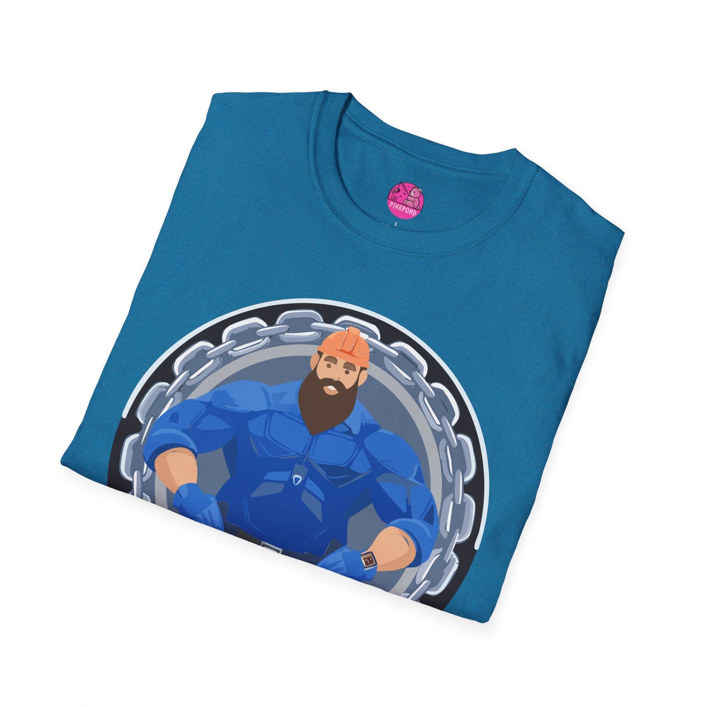 Construction Worker Bear  Graphic T-Shirt