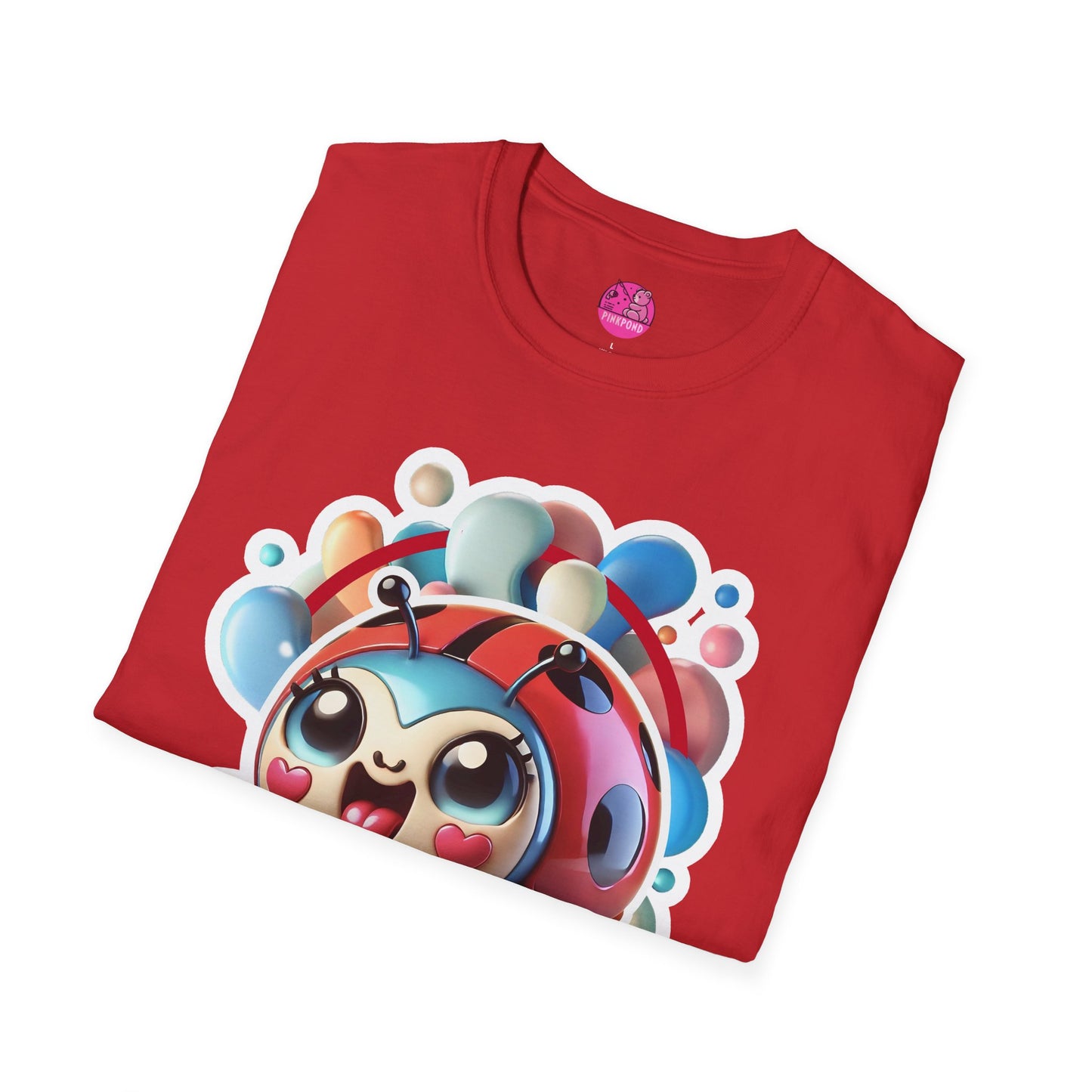 Leticia Ladybird Tee – Sweet, Stylish & Full of Charm!  T-Shirt - Unisex Tee for Fun-Lovers 🐞✨