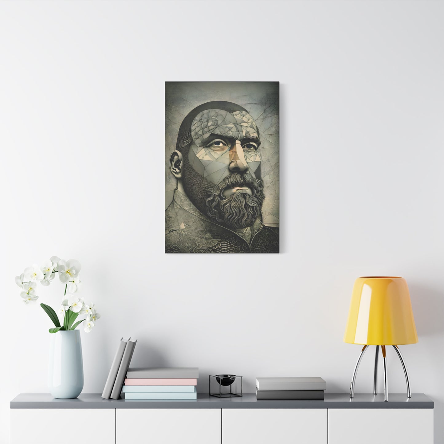 Fractured Peace - Fine Art Print by Andrew McCarter adapted from a drawing by David Lake