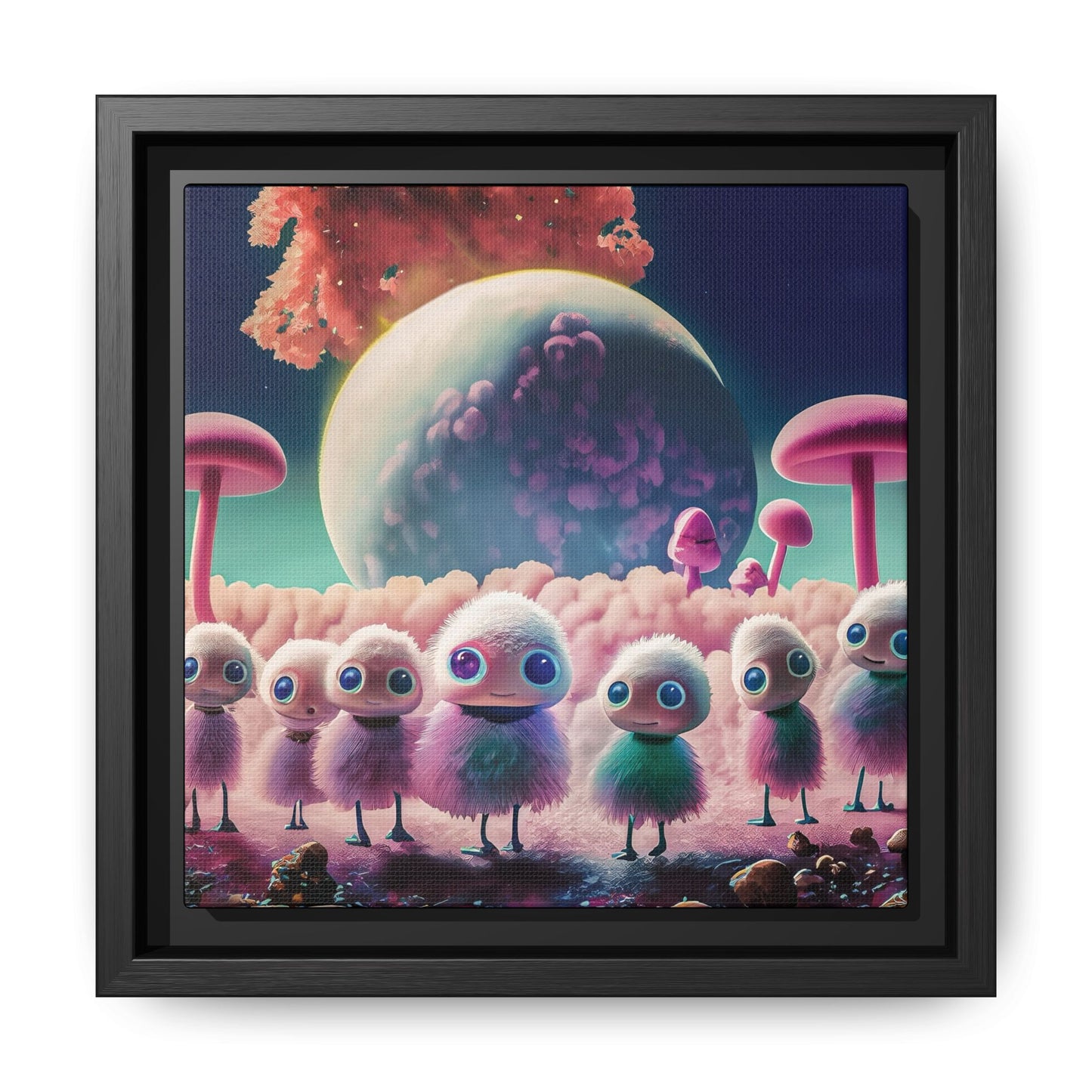 “"Keep smiling," whispered Axlar. "We can eat them later." – Fine Art Canvas Print By Andrew McCarter