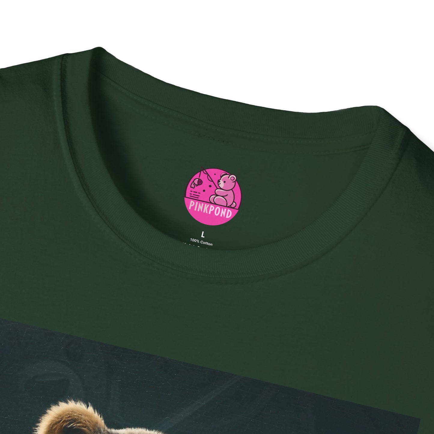 Boss Bear Graphic Tee - Unisex Softstyle T-Shirt for Power Players
