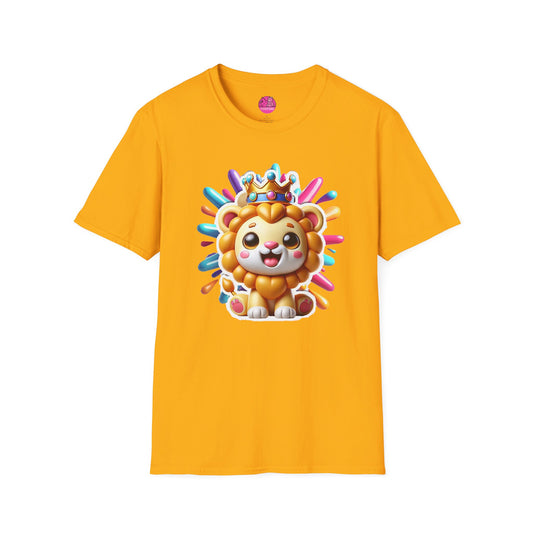 Leon the Lion King Unisex T-Shirt - Fun and Funky Jungle Tee