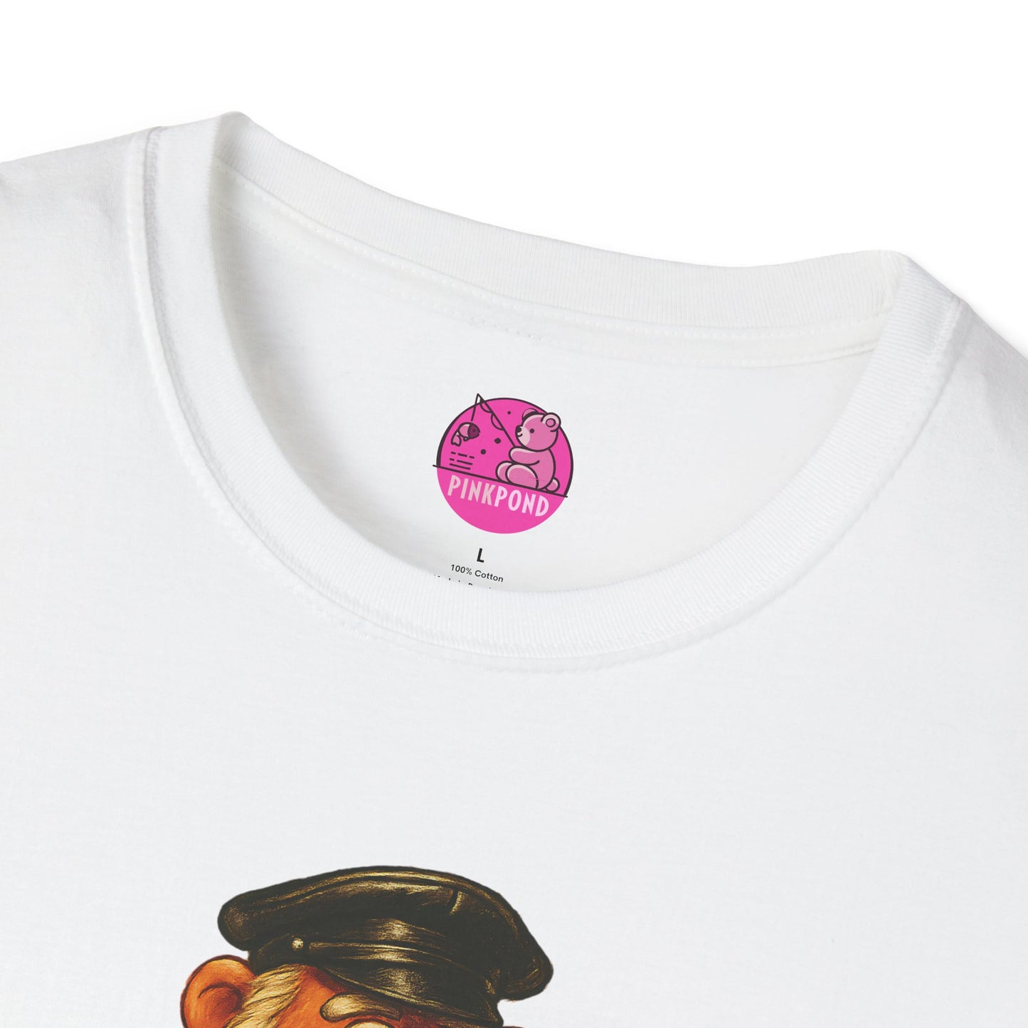 Unisex T-Shirt Leather Polar Bear Tee - WOOF Shirt Silver Beard Energy Pride Fashion
