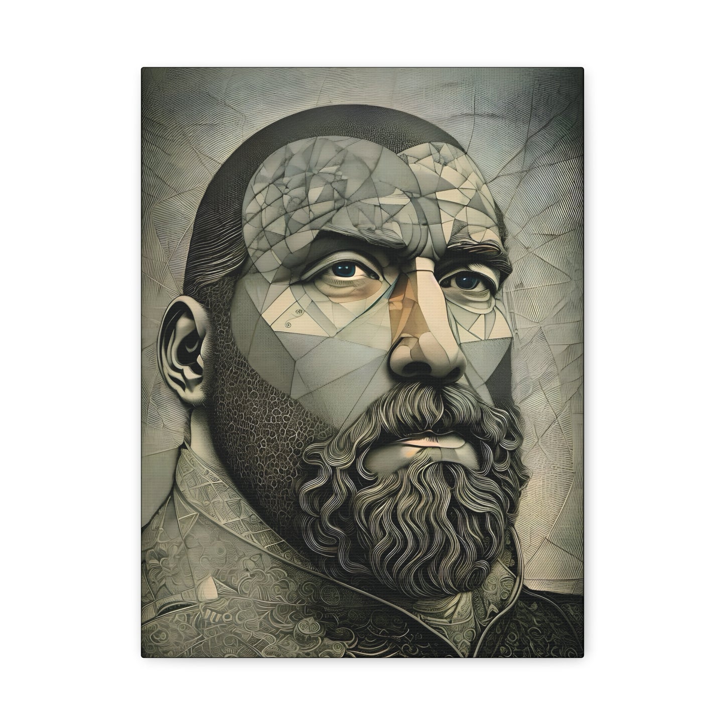 Fractured Peace - Fine Art Print by Andrew McCarter adapted from a drawing by David Lake