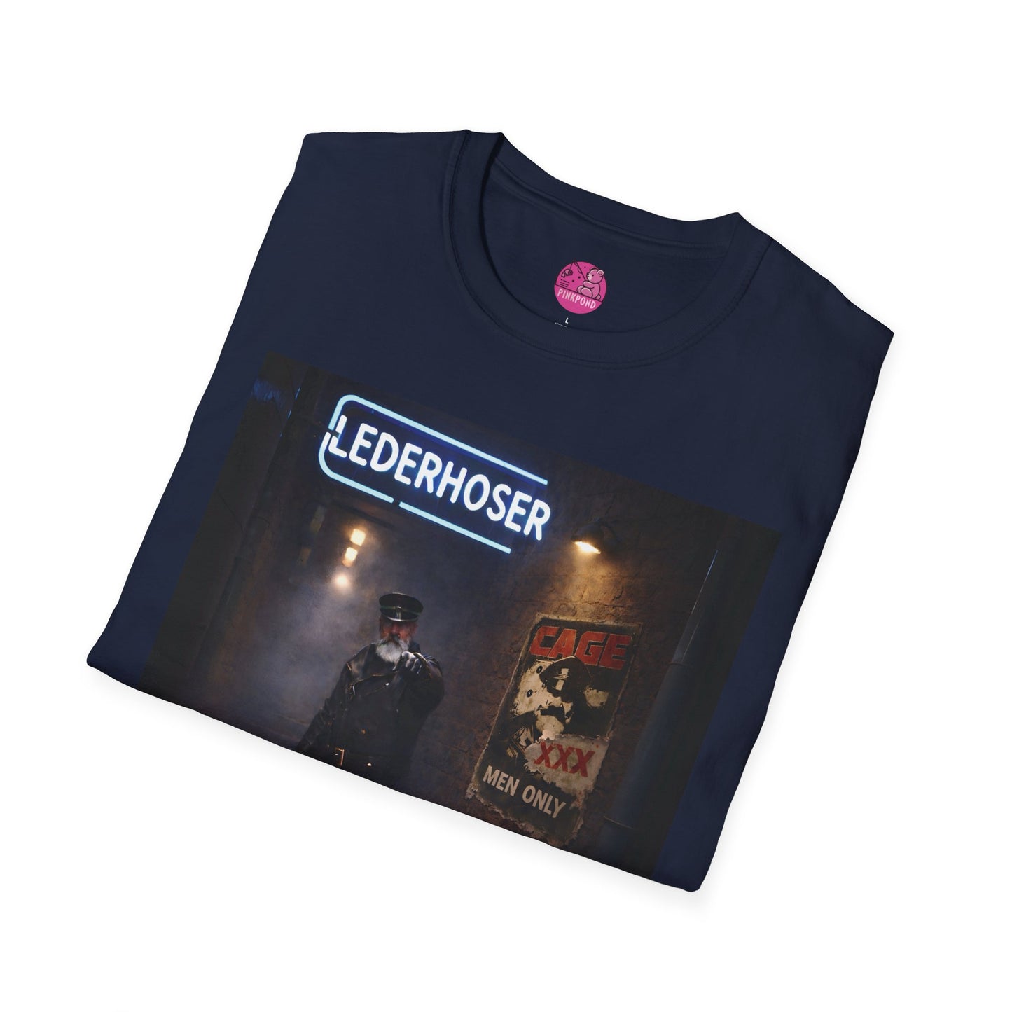 Oi, You Boy! Leather Man T-Shirt — Moody Urban Character Graphic Tee