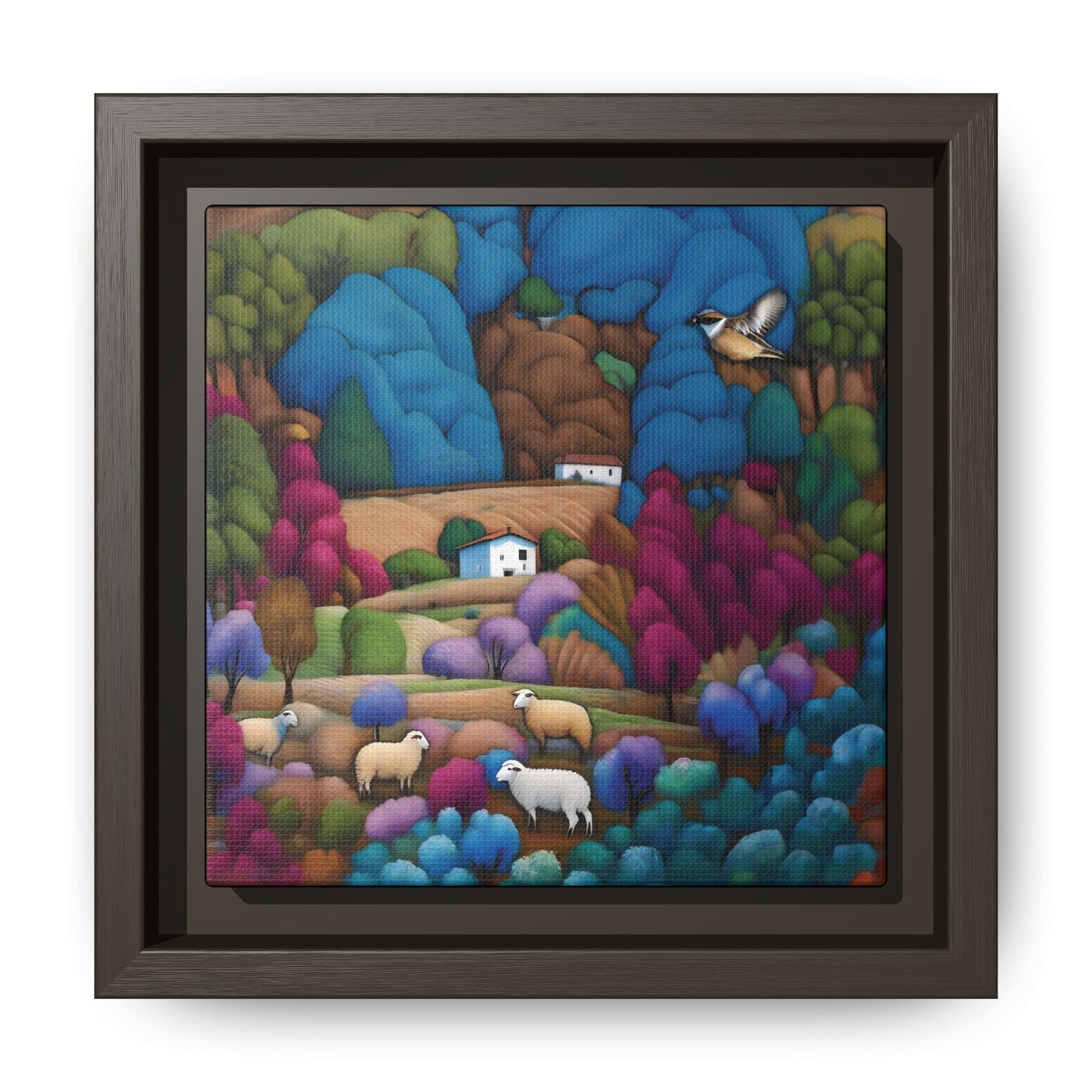 The Painted Valley Canvas Print by Andrew McCarter