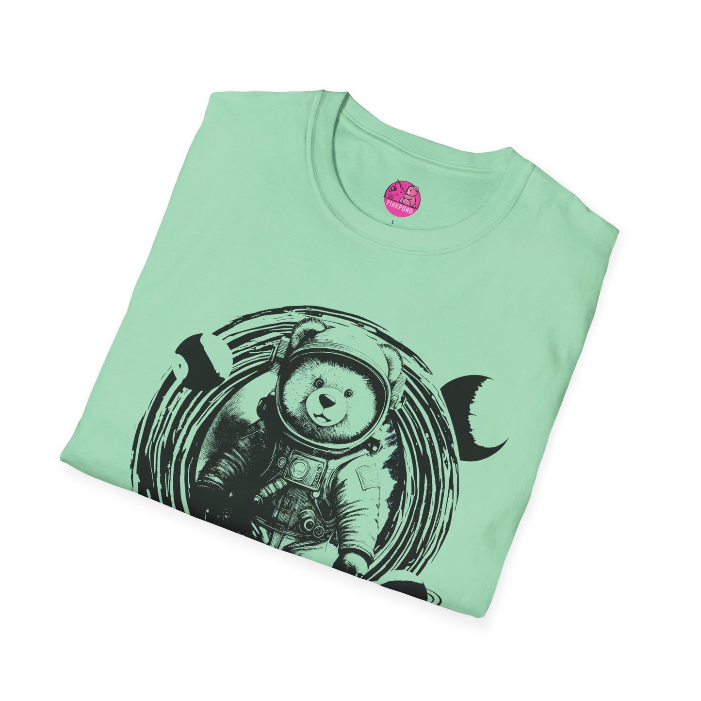 Galactic Explorer Cosmobear T-Shirt - Unisex Softstyle