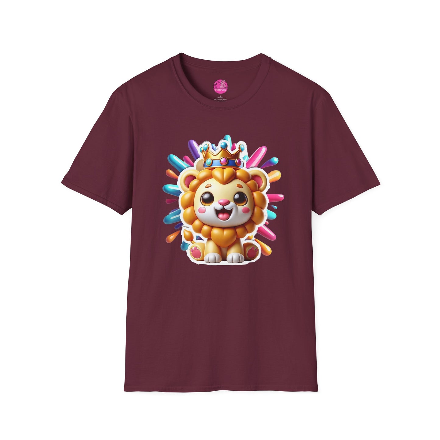 Leon the Lion King Unisex T-Shirt - Fun and Funky Jungle Tee
